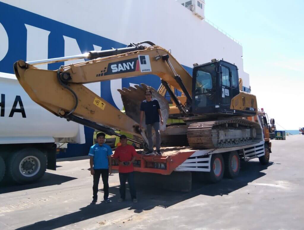 jasa kirim alat berat jakarta makassar