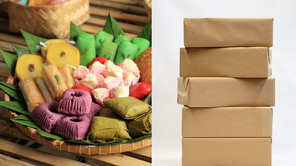 cara mengemas makanan basah