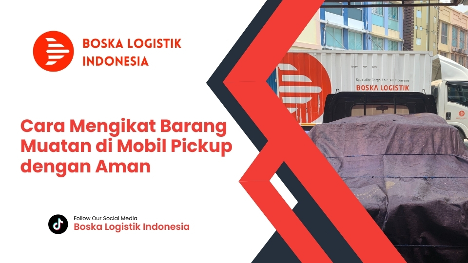 cara mengikat barang di mobil pickup